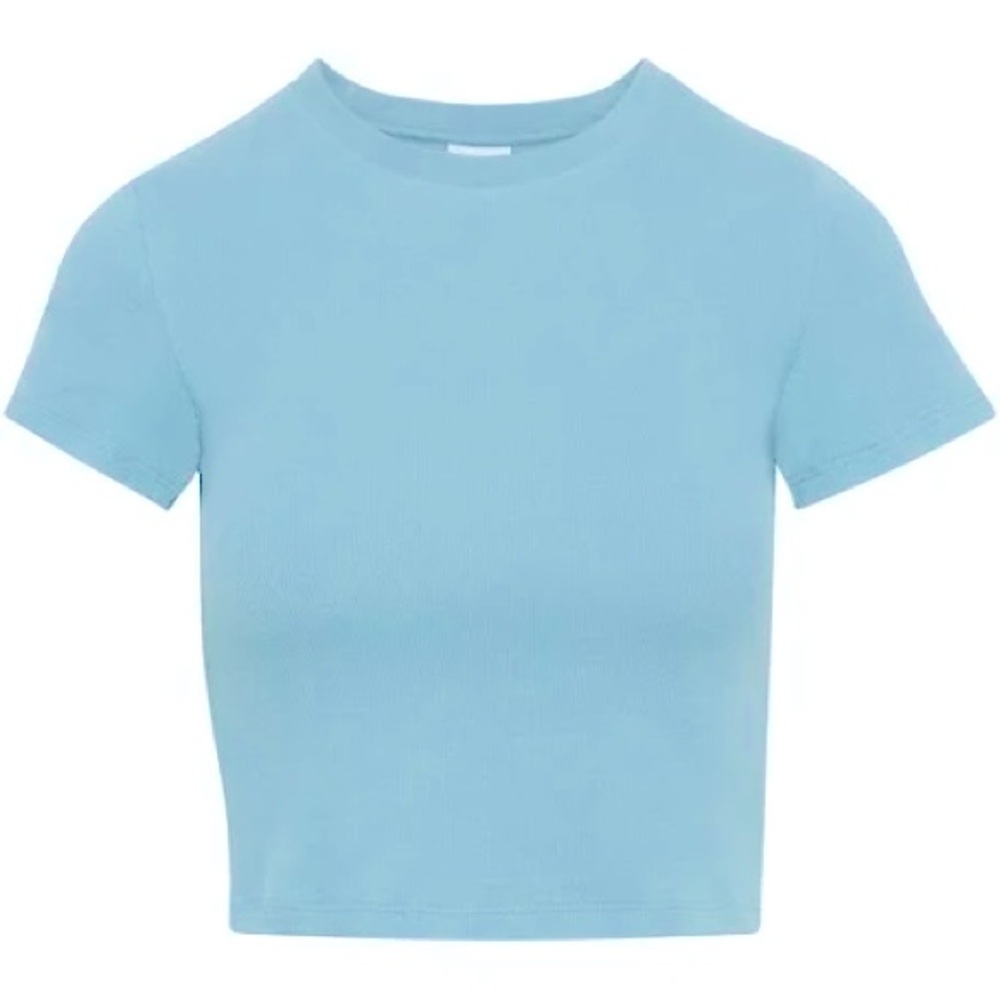 Aritzia Tna Ribbed Crop T-Shirt